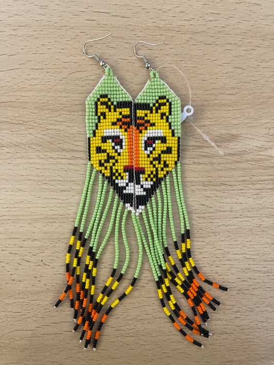 Brinco de Miçanga Onça-Pintada