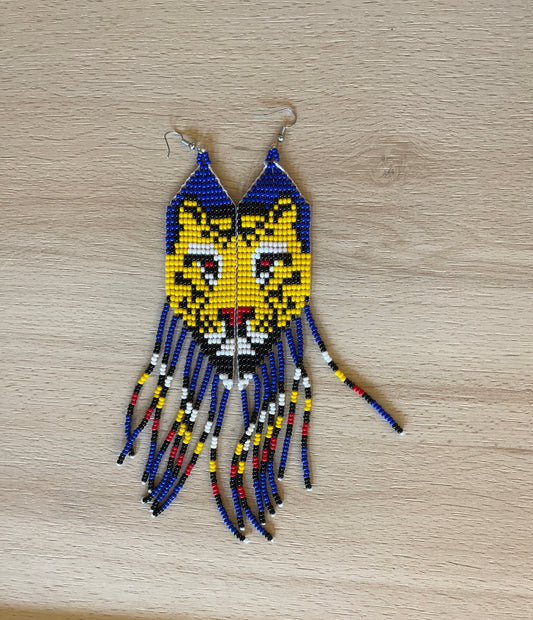 Brinco de Miçanga Onça-Pintada