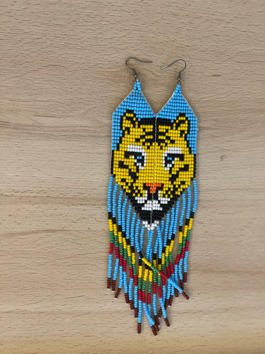 Brinco de Miçanga Onça-Pintada