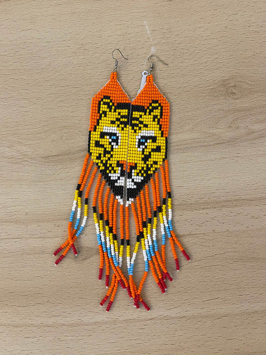 Brinco de Miçanga Onça-Pintada