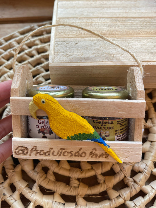 Kit Cesta de Miriti com Duas Geleias 40g