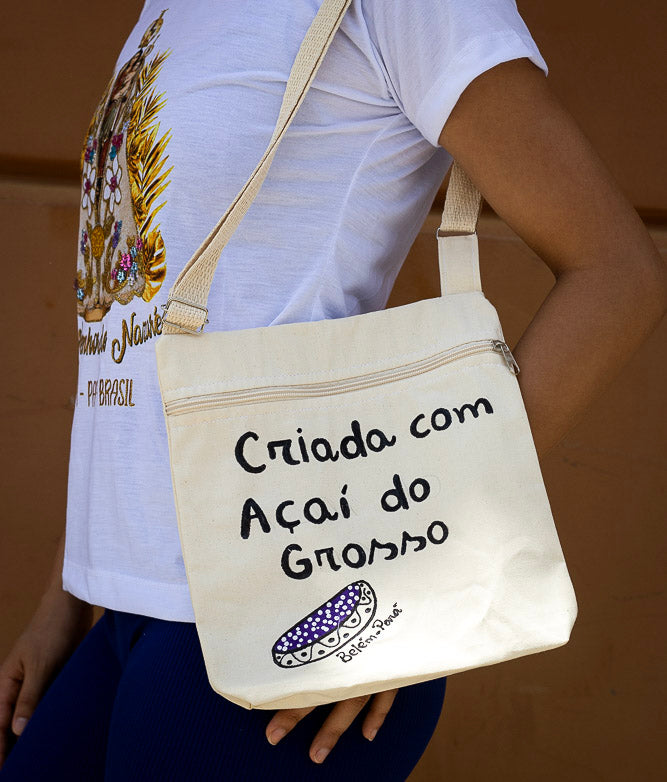 Ecobag "Criada com Açaí do Grosso"