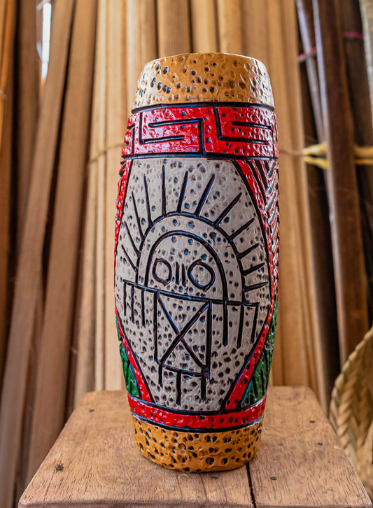Vaso Cerâmica Protetor Ancestral