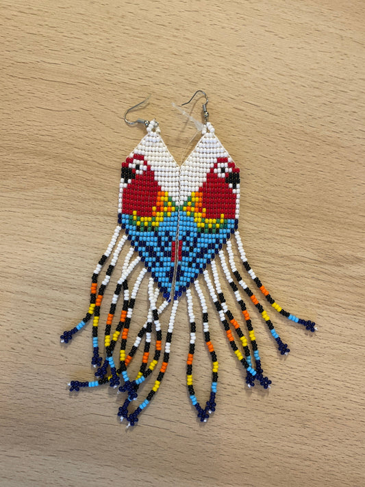 Brinco de Miçanga Araras