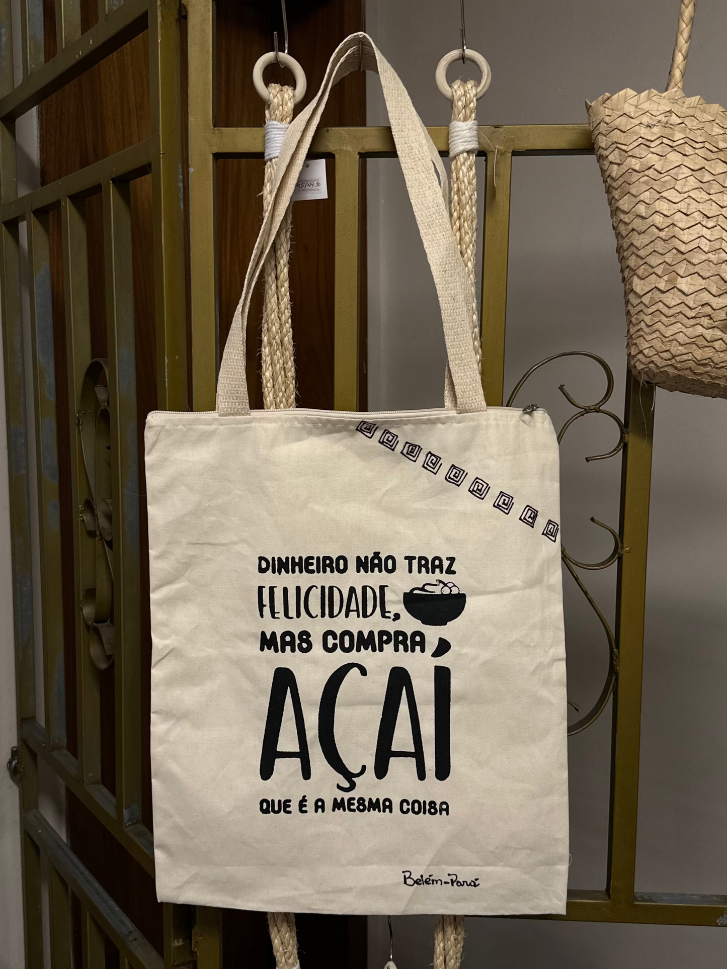 Ecobag "Açaí é Felicidade"